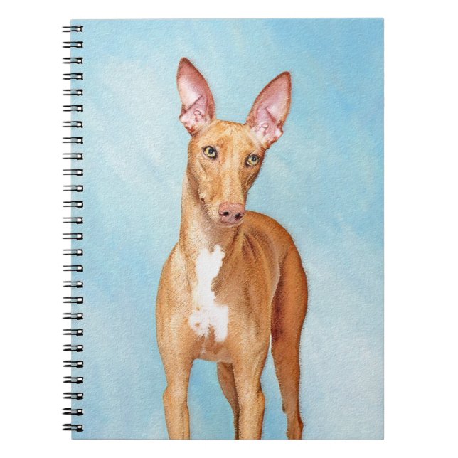 Carnet Peinture Pharaon Hound - Cute Original Chien Art (Devant)