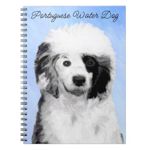 Carnet Peinture Portugaise de Chien d'Eau - Art original