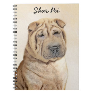 Carnet Peinture Shar Pei - Cute Original Chien Art