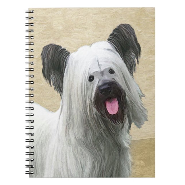 Carnet Peinture Skye Terrier - Cute Original Chien Art (Devant)