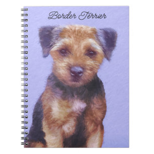 Carnet Peinture sur la frontière de Terrier - jolie art o