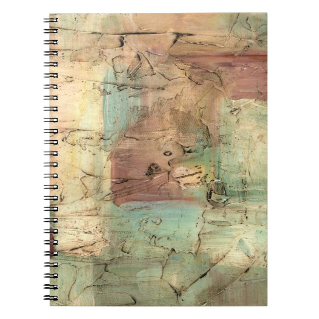 Carnet Peinture sur la Terre avec surface fissurée (Devant)