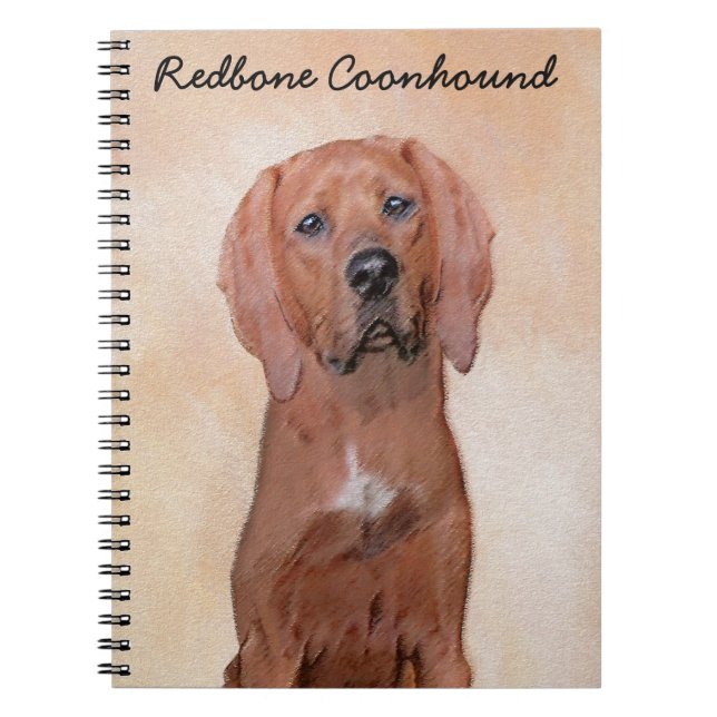 Carnet Peinture sur pilon rouge - jolie art original chie (Devant)