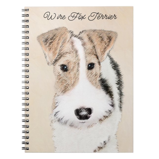 Carnet Peinture Terrier de Renard de fil - Cute Original  (Devant)