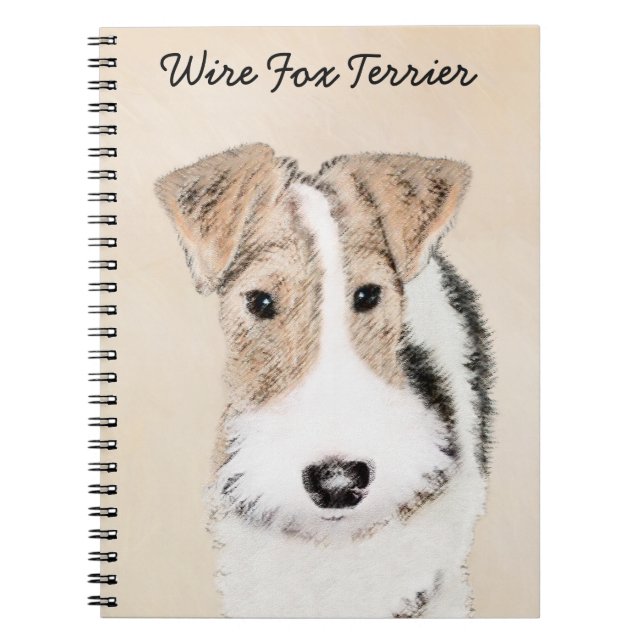 Carnet Peinture Terrier de Renard de fil - Cute Original  (Devant)
