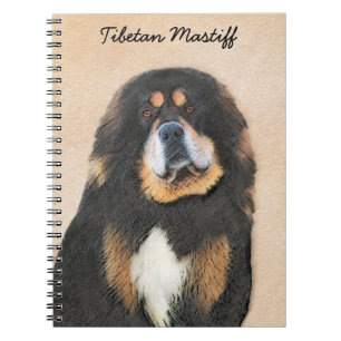 Carnet Peinture Tibétaine Mastiff - Joli art original chi
