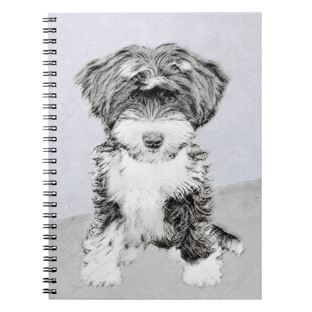 Carnet Peinture Tibétaine Terrier - Cute Original Chien A (Devant)