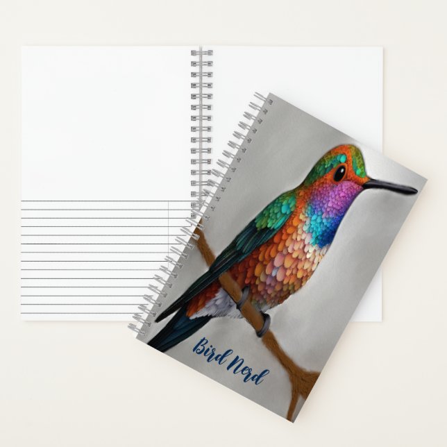 Carnet Peinture vibrante de colibri d'Allen  (À l'intérieur)