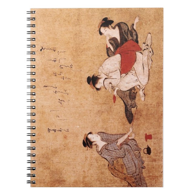 Carnet Peinture vintage "Trois Femmes ivre" (Devant)
