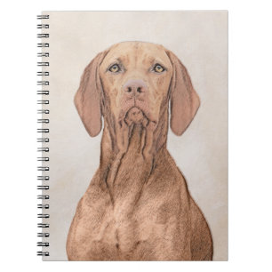 Carnet Peinture Vizsla - Joli art original chien