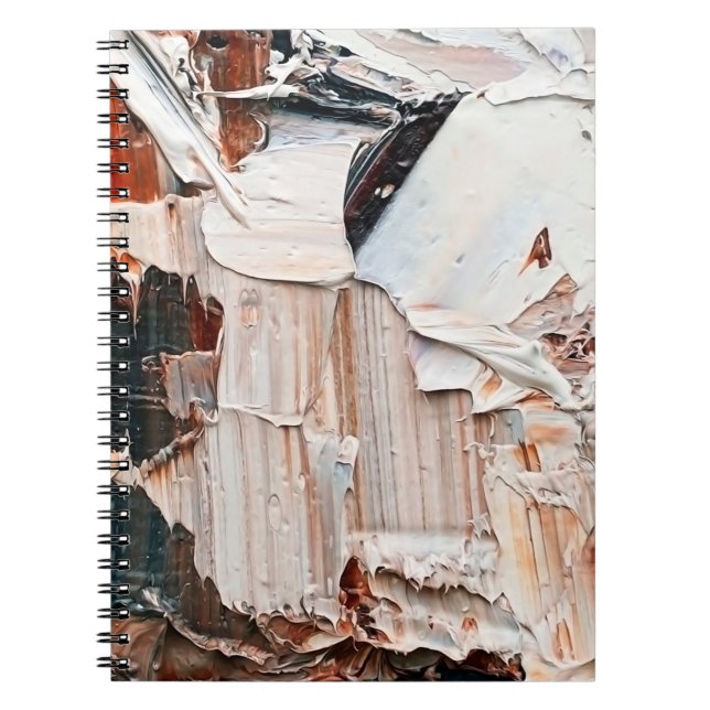 Carnet Peintures et reliefs à l'huile de pâte incorporée. (Devant)