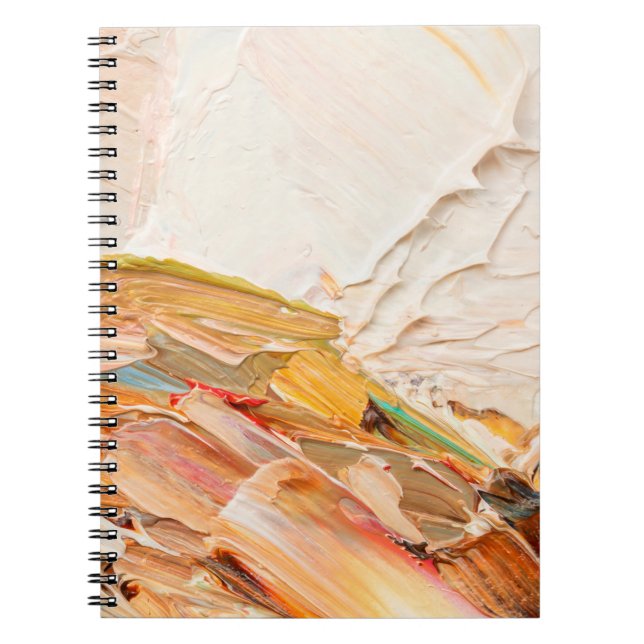 Carnet Peintures et reliefs à l'huile de pâte incorporée. (Devant)