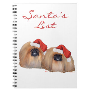 Carnet Pékinois Joyeux Noël