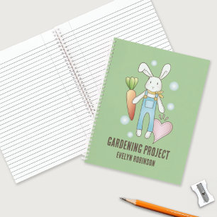 Carnet Peluche personnalisée Lapin Enfants