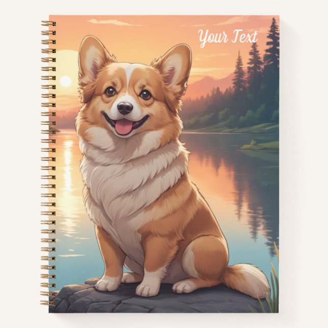 Carnet Pembroke Welsh Corgi by Lake (Devant)
