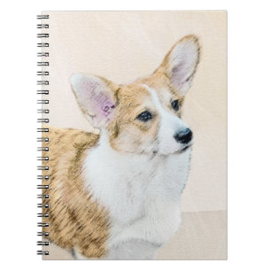Carnet Pembroke Welsh Corgi Peinture - Art Chien original