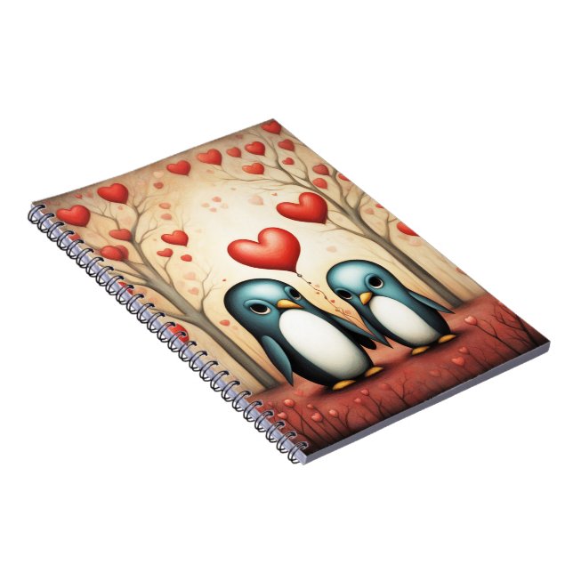 Carnet Penguin Love 3 (Côté Droit)