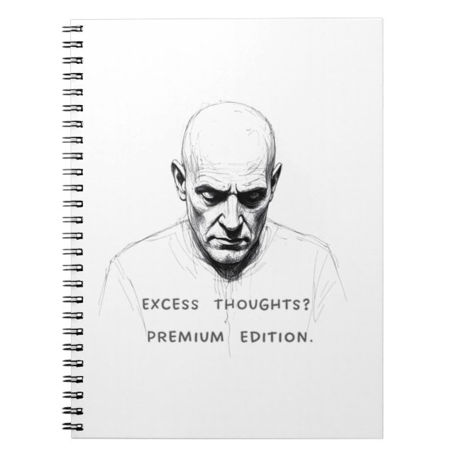 Carnet Pensées Excessives ? Édition Premium (Devant)