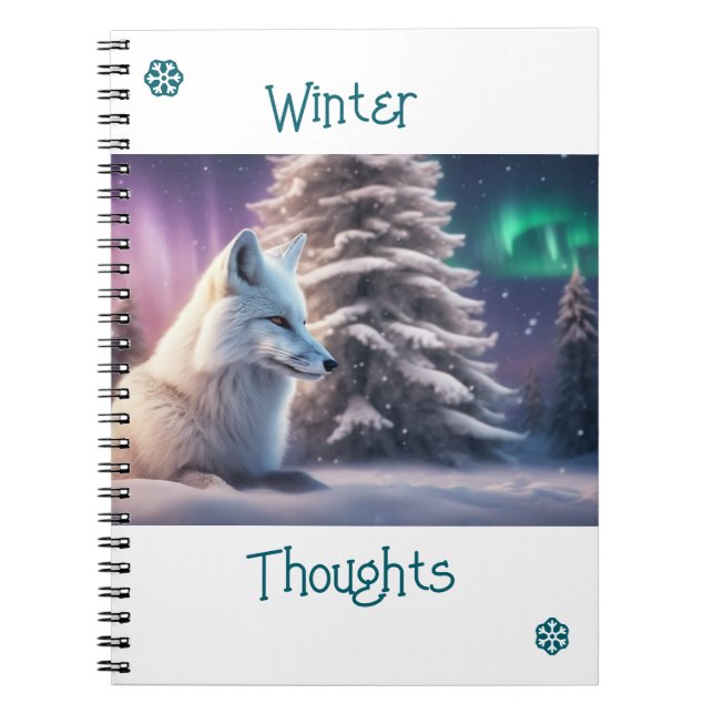 Carnet Pensées hivernales  (Devant)