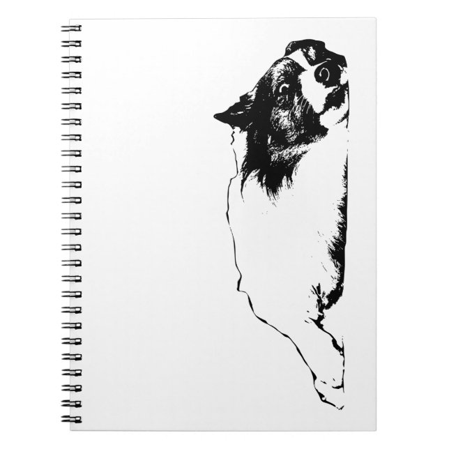 Carnet Pensées Tranquilles Avec Un Corgi (Devant)