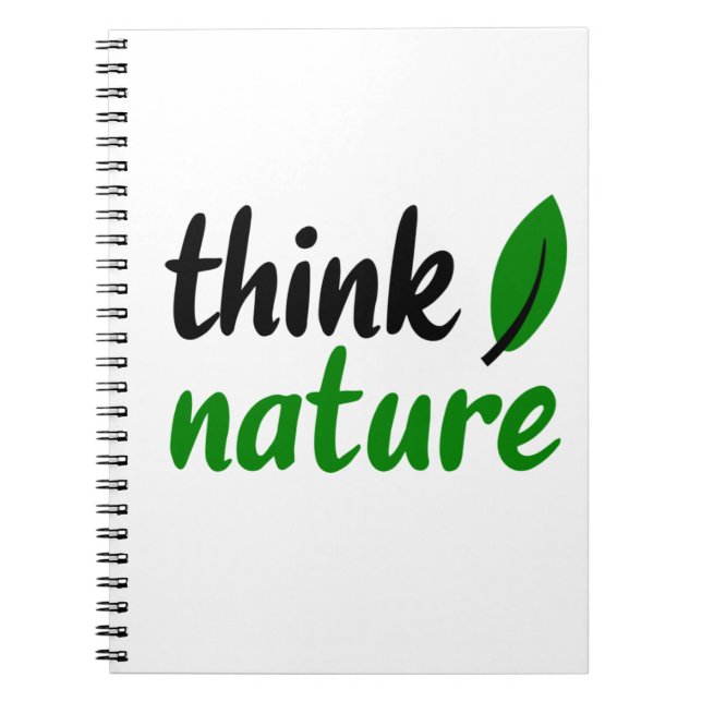 Carnet penser à la nature (Devant)