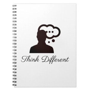 Carnet Pensez à différents styles de Slogan