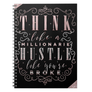 Carnet Pensez comme un millionnaire, travaillez comme si