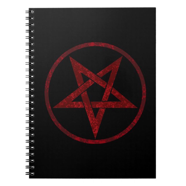 Carnet Pentagram Red Devil (Devant)