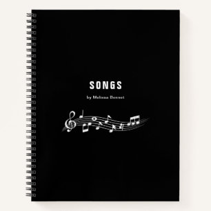 Carnet Pentagramme de musique