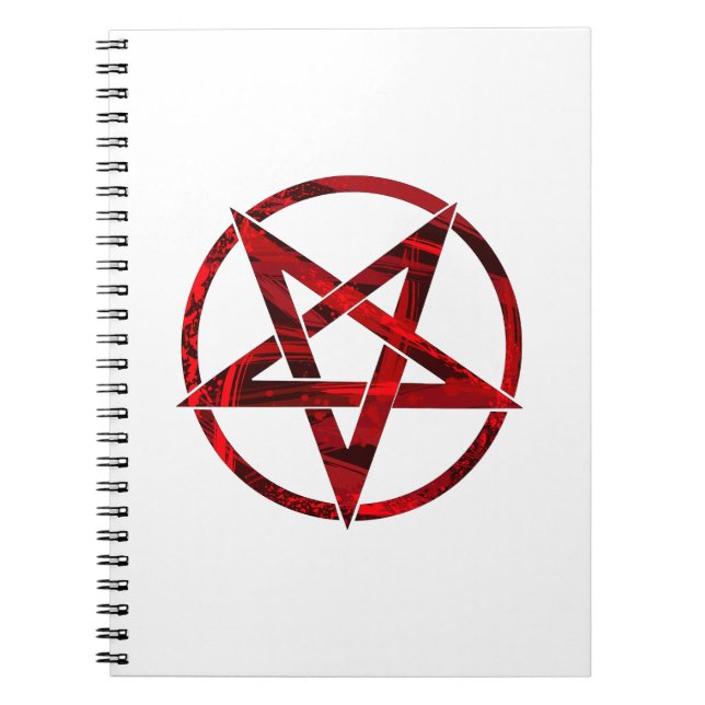 Carnet Pentagramme du Diable Rouge (Devant)