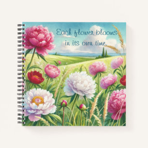 Carnet Peonies et devis