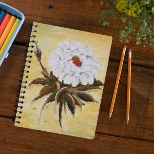 Carnet Peony blanc
