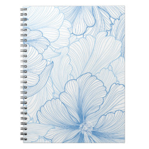 Carnet Peony vintage : Motif Floral sans joint