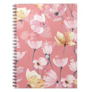 Carnet Pépites Pastel : Aquarelle Florale Sans Seamless.