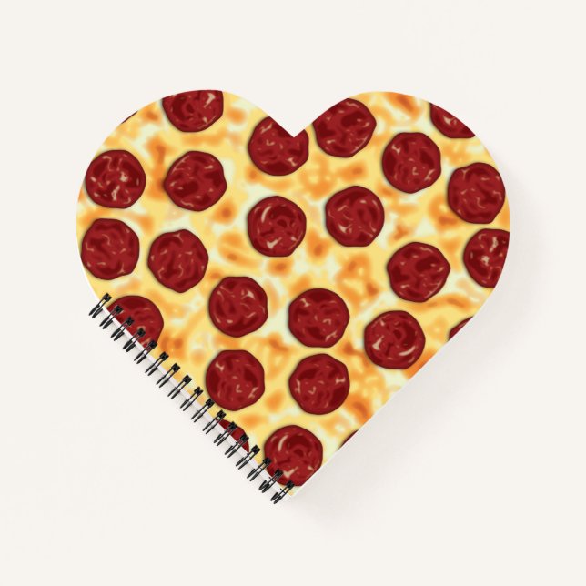 Carnet Pepperoni Pizza Motif (Devant)