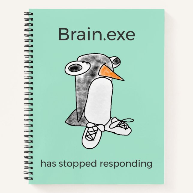 Carnet Percy Penguin Brain.exe A cessé de fonctionner sur (Devant)