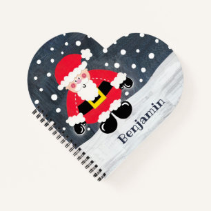 Carnet Père mignon personnalisé Noël Père Noël Père Noël