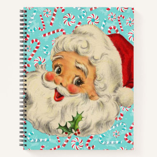 Carnet père Noël avec menthe poivrée