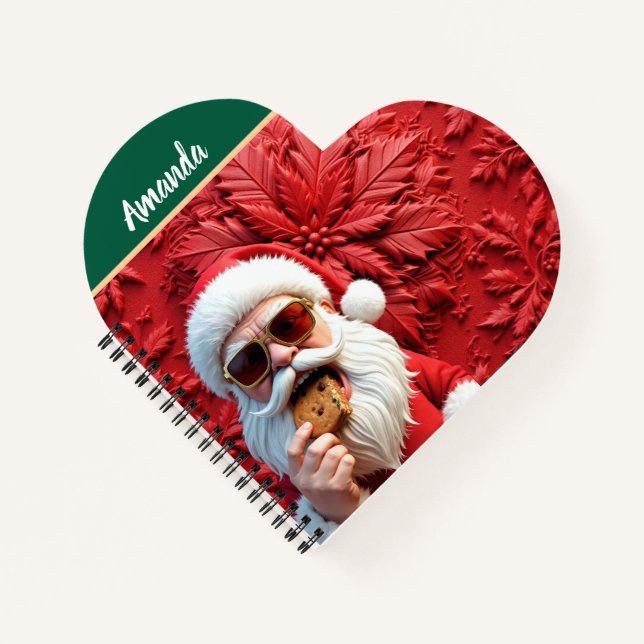 Carnet Père Noël cool (Devant)