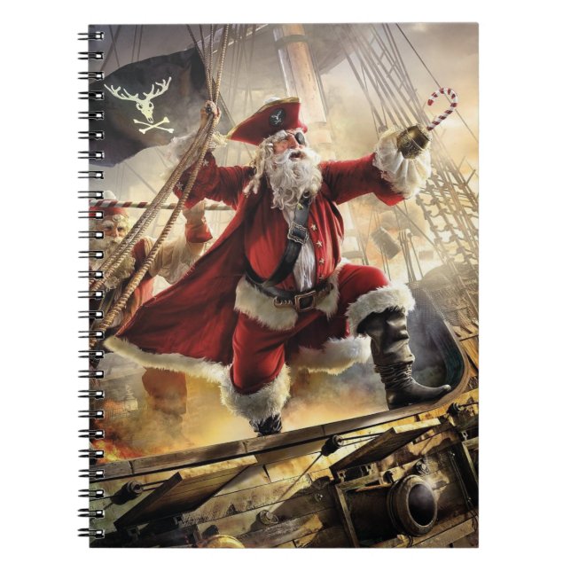 Carnet père Noël est un pirate (Devant)