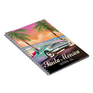 Carnet Père Noël Monica California USA