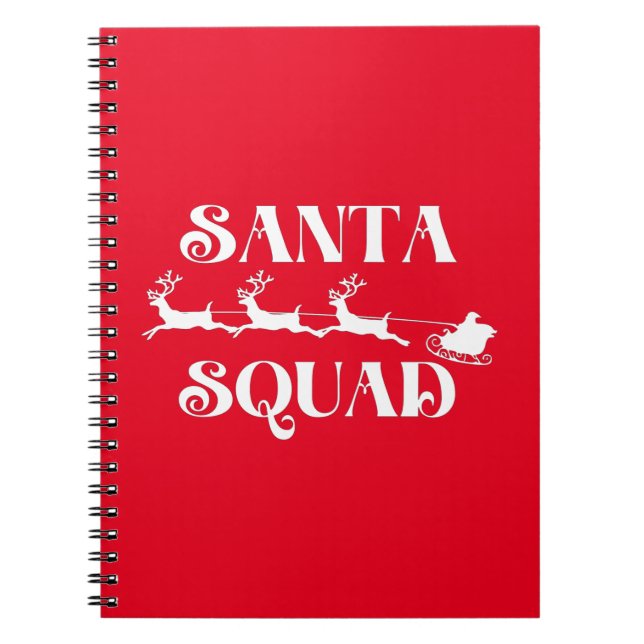 Carnet Père Noël Squad Noël (Devant)