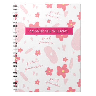Carnet Period / Menstrual Cycle - Your Name /Monogram No
