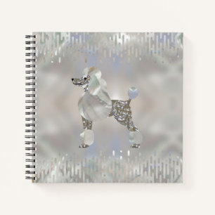 Carnet Perle de luxe et caniche d'Abalone