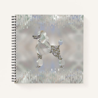 Carnet Perle de luxe et caniche d'Abalone