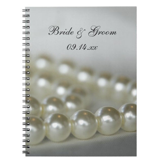 Carnet Perles Mariages blanches (Devant)