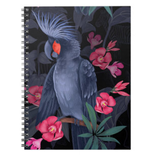 Carnet Perroquet floral exotique : Nature tropicale