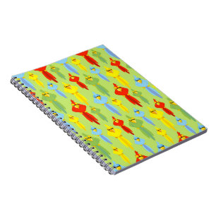 Carnet Perroquet Pirate Amoureux des Oiseaux Animaux d'Ét