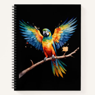 Carnet Perroquet tropical