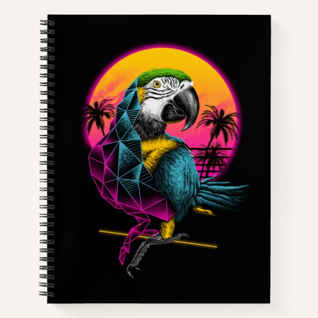 Carnet Perroquets mignons (Devant)